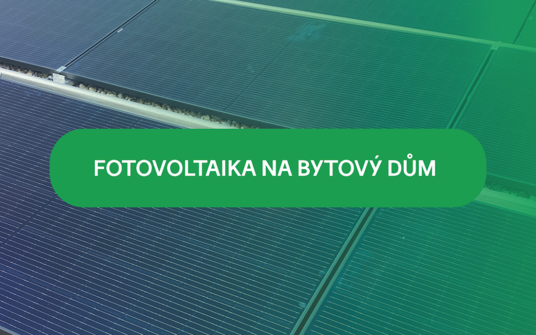 Fotovoltaická elektrárna na bytových domech v Praze